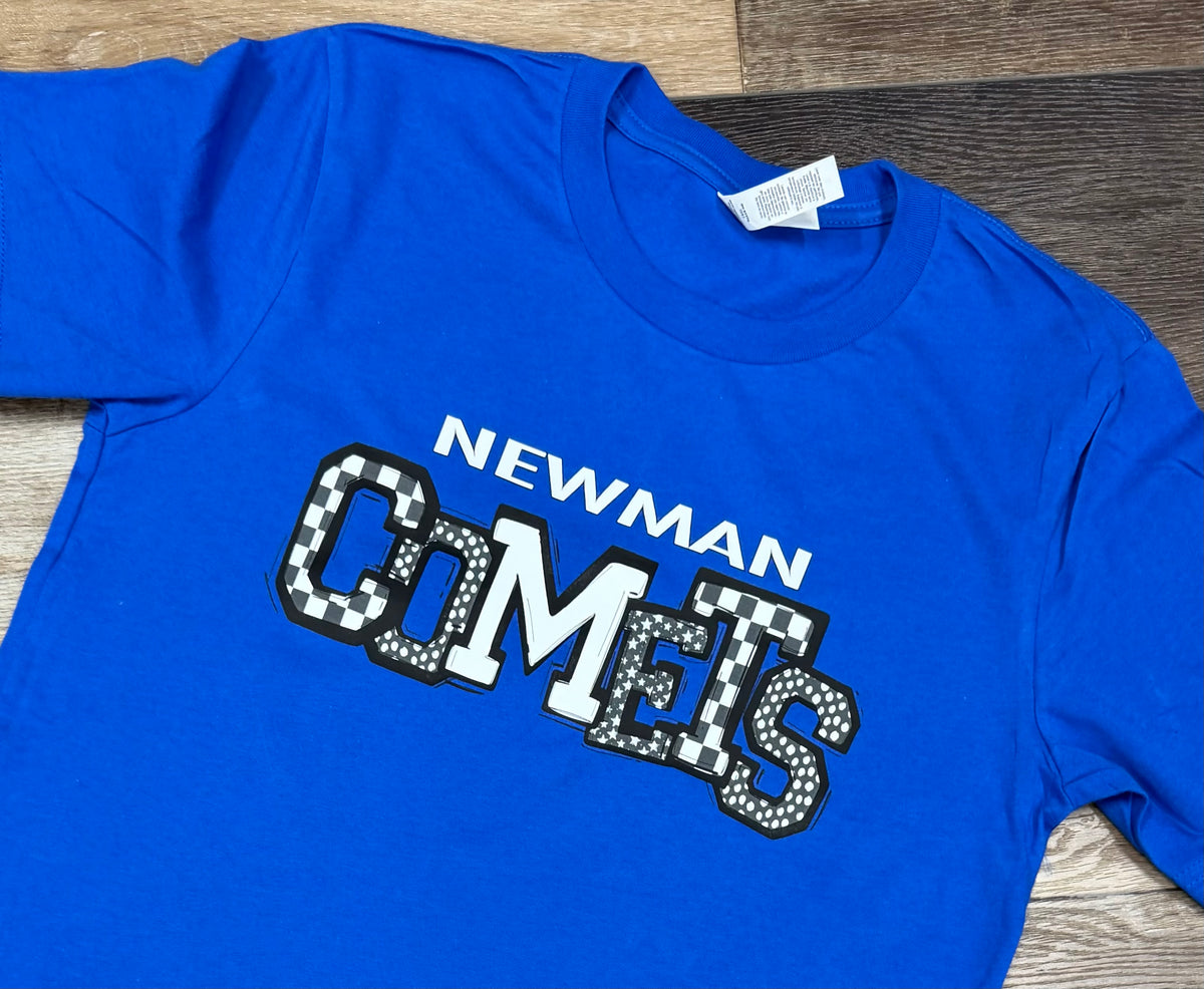 COMETS CHECKERED GRAPHIC | School Spirit Collection