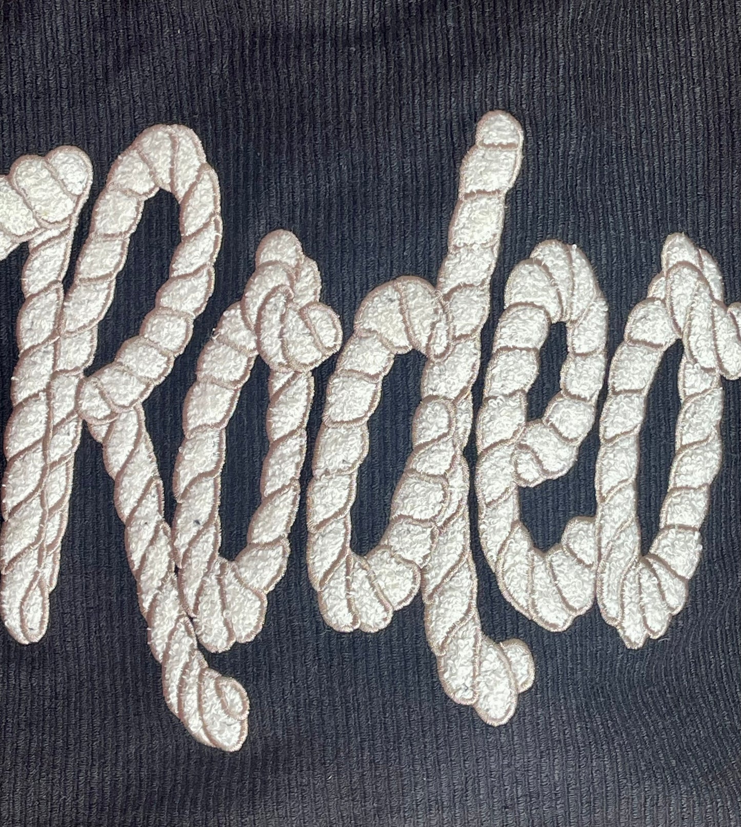 Rodeo Rope Ribbed Crewneck| Western Collection