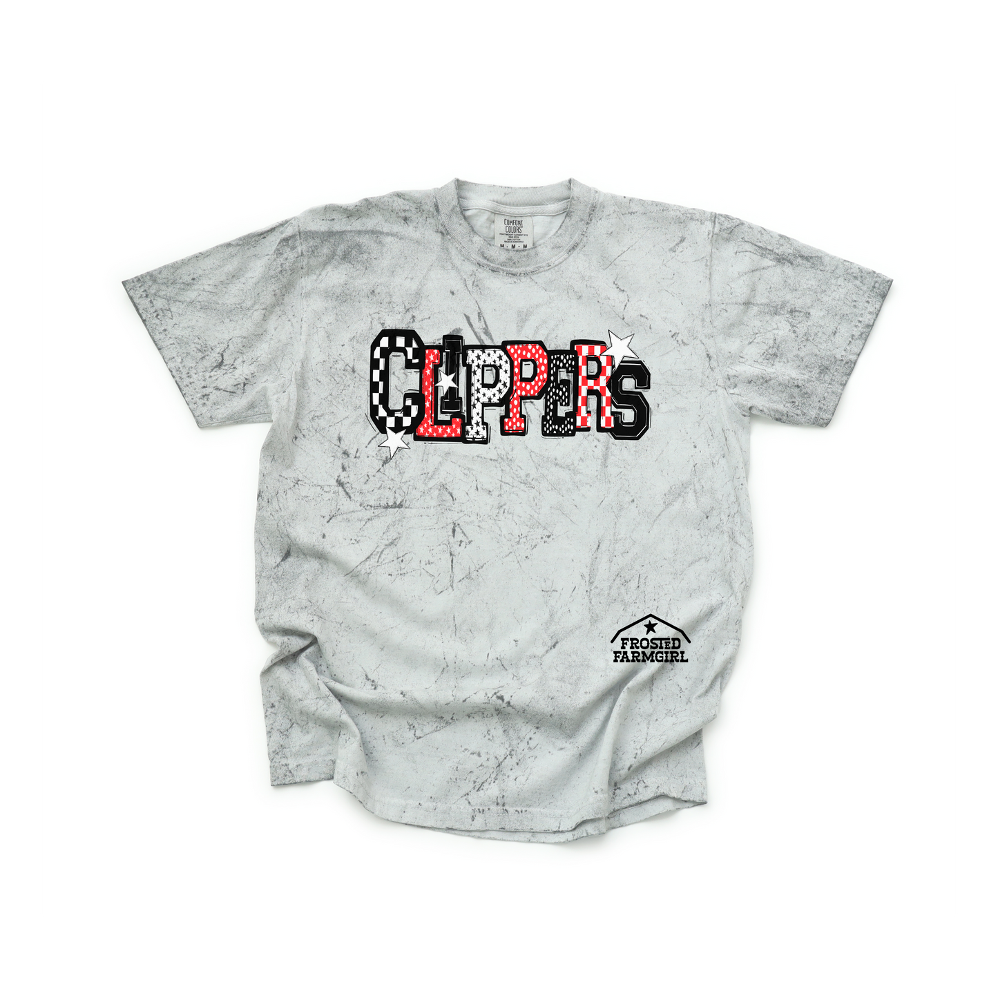 ADULT Amboy Clippers Checkered Graphic | School Spirit Wear Collection