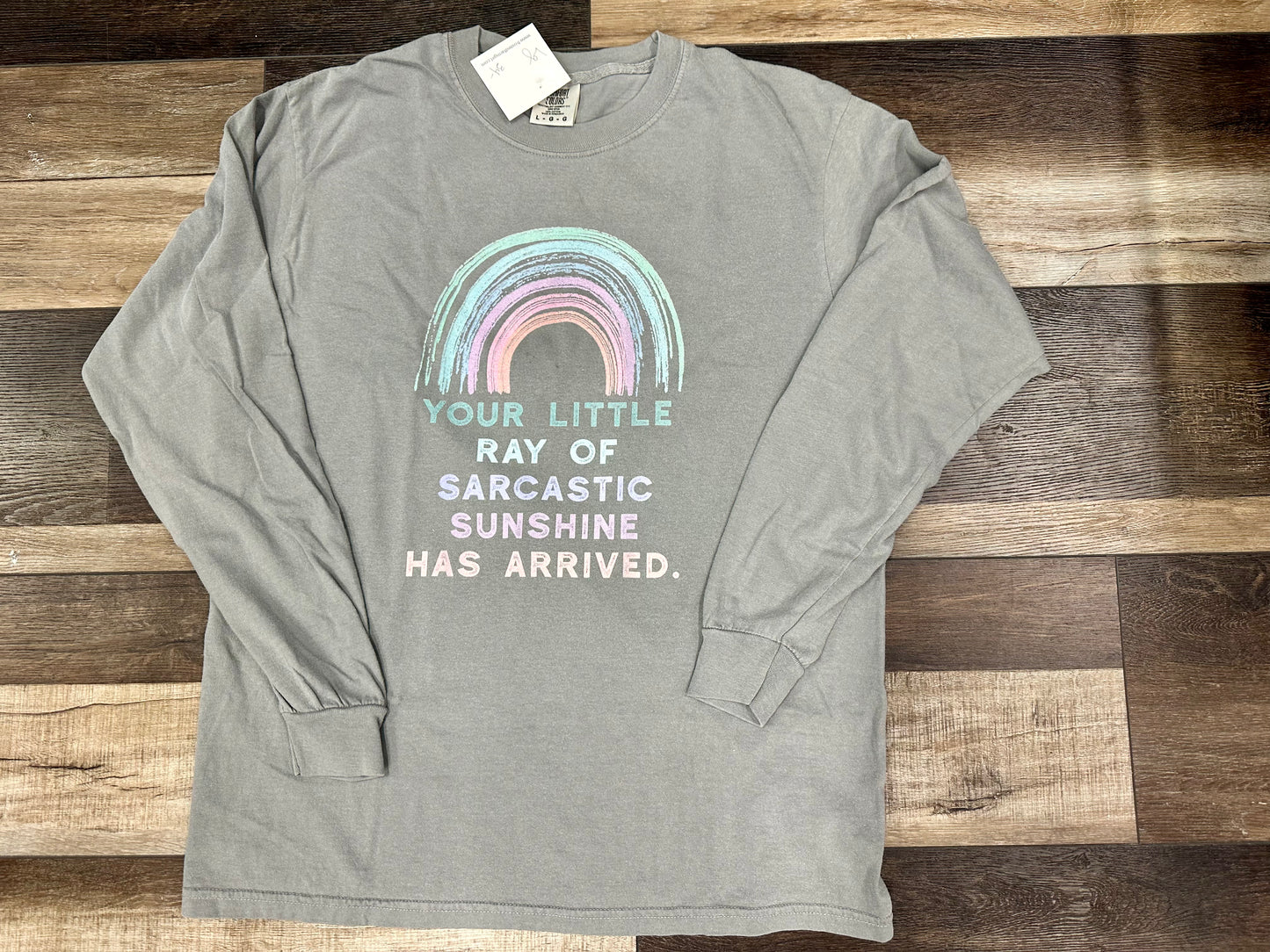 Ray of Sarcastic Sunshine Longsleeve | Adult Apparel