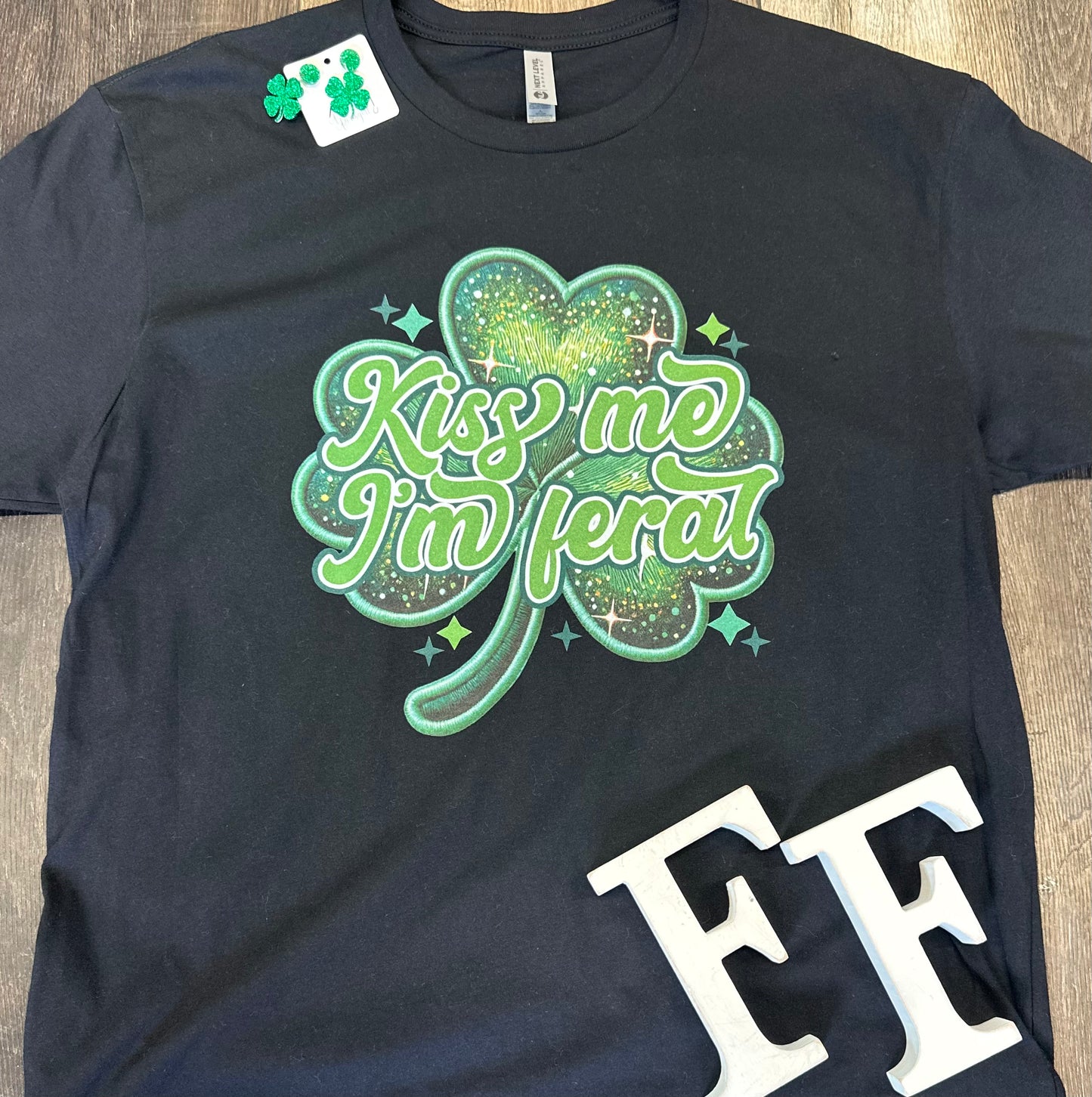 Kiss Me I'm Feral Tee | St. Patrick's Day Collection | Adult Apparel Collection