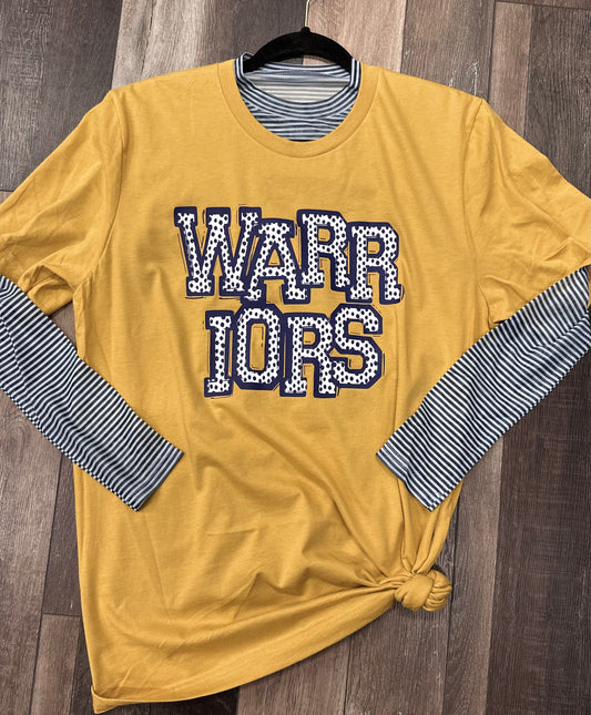 Mesh Stripe Longsleeve | School Spirit Wear Collection