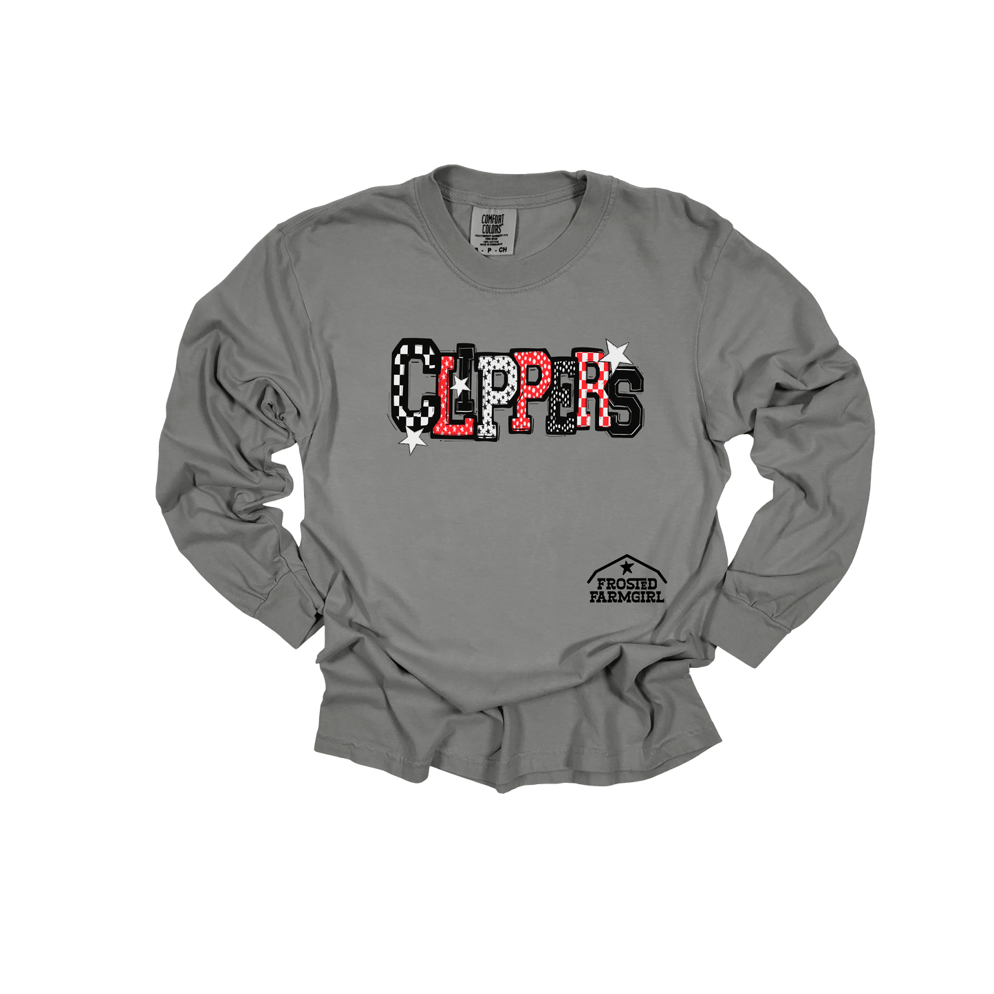 ADULT Amboy Clippers Checkered Graphic | School Spirit Wear Collection