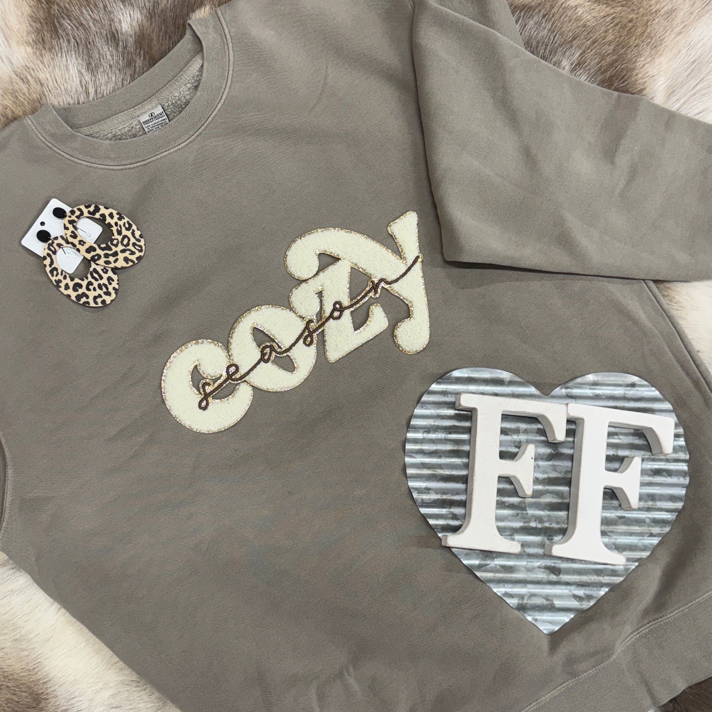 Cozy Season Crewneck | Western Collection | Adult Apparel Collection | Farm Collection
