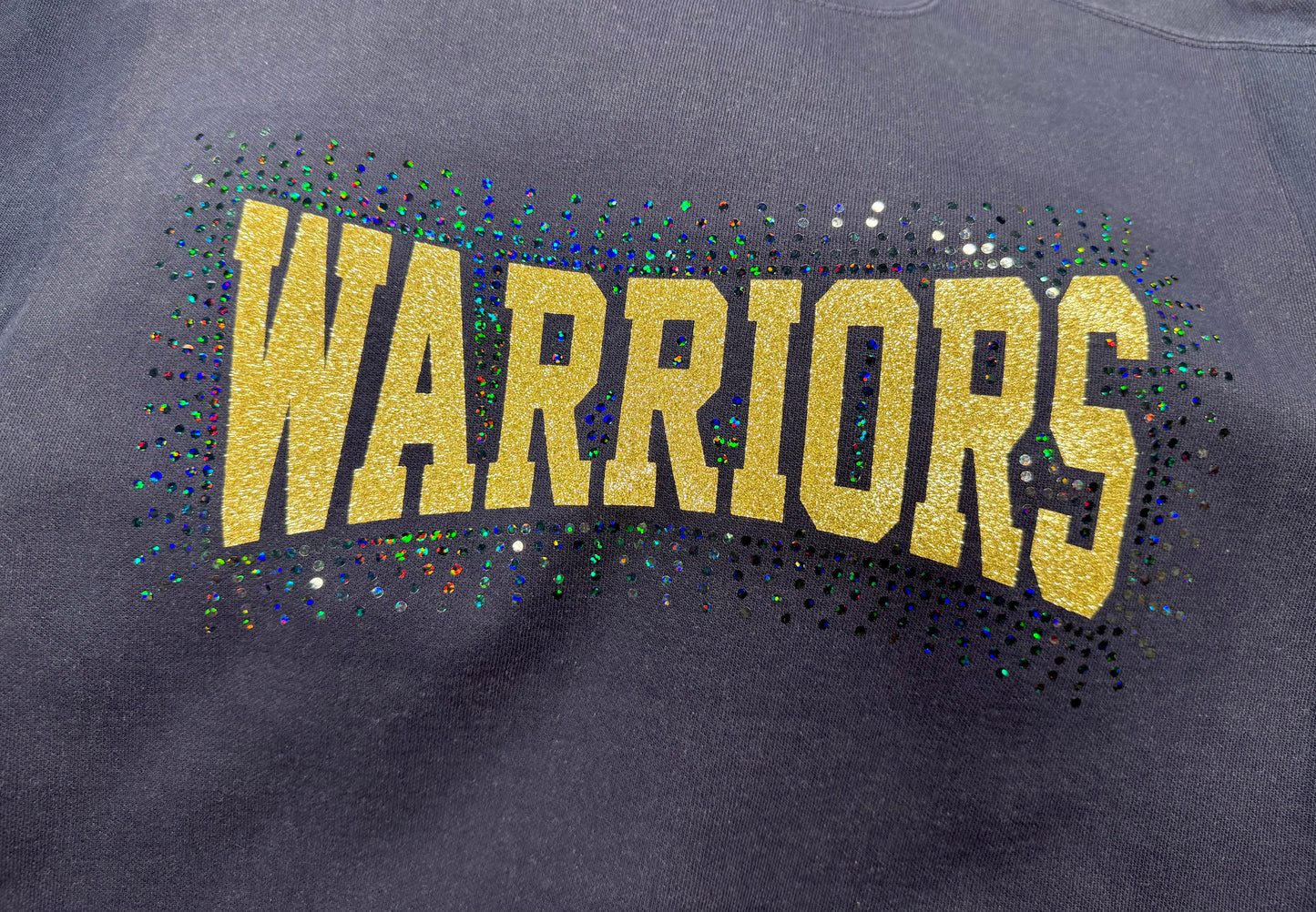 WARRIORS Bling Shirt | School Spirit Wear Collection