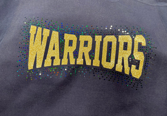 WARRIORS Bling Shirt | School Spirit Wear Collection