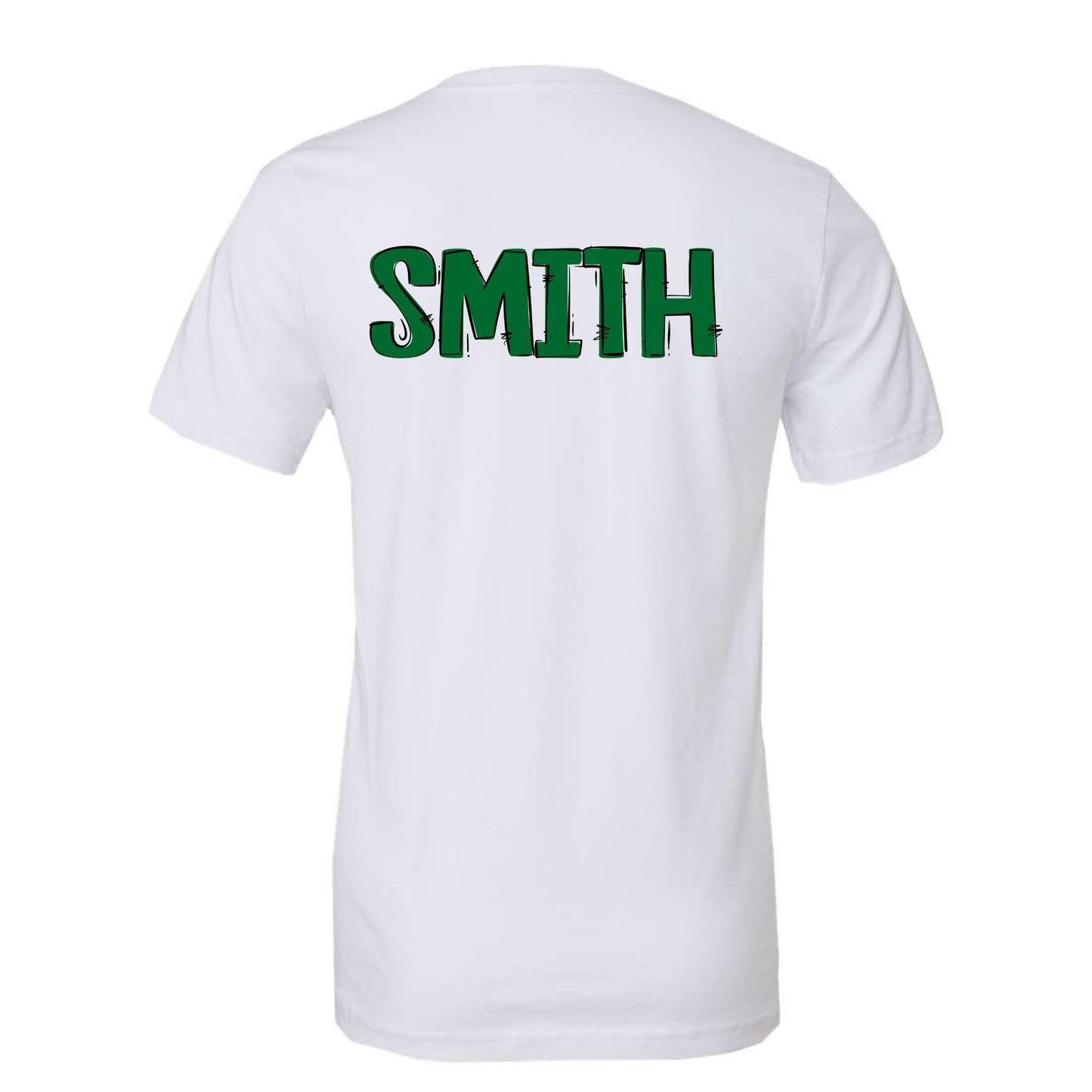 GENESEO RIBBON SPORTS BOW CHEER 2026 FOOTBALL GRAPHIC WHITE SHIRT | School Spirit Collection | Geneseo Cheer Collection