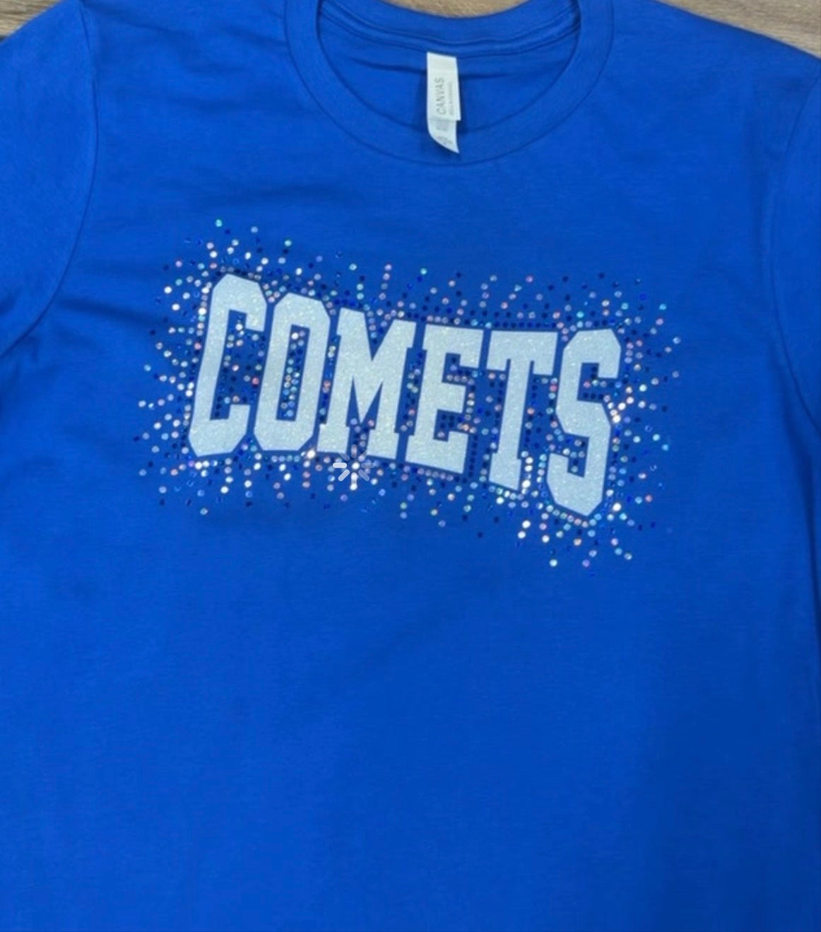 COMETS Bling Shirt| School Spirit Wear Collection
