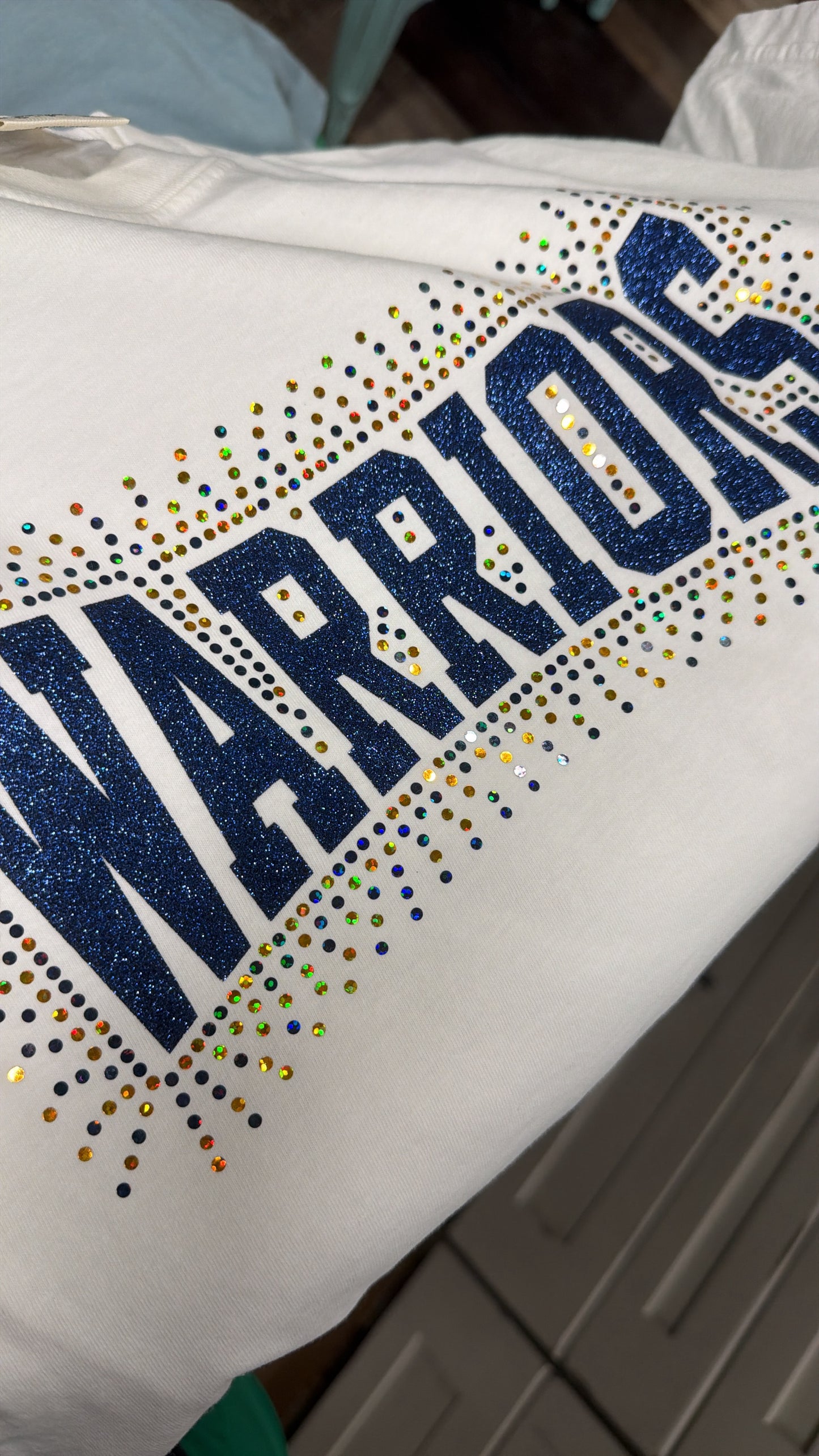 WARRIORS Bling Shirt  | School Spirit Wear Collection