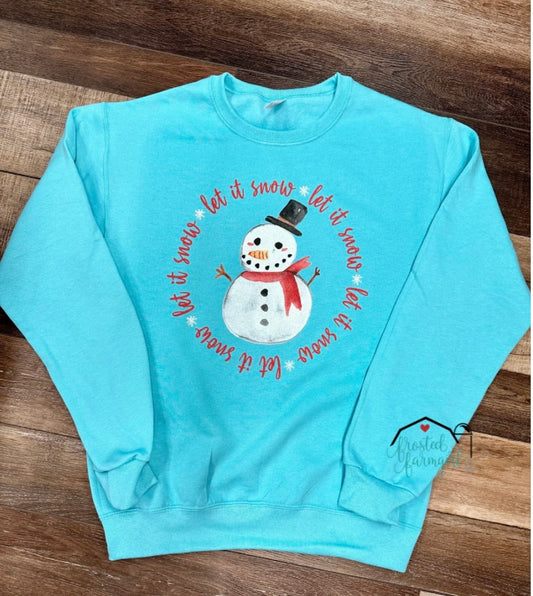 LET IT SNOW CREWNECK | Adult Apparel Collection