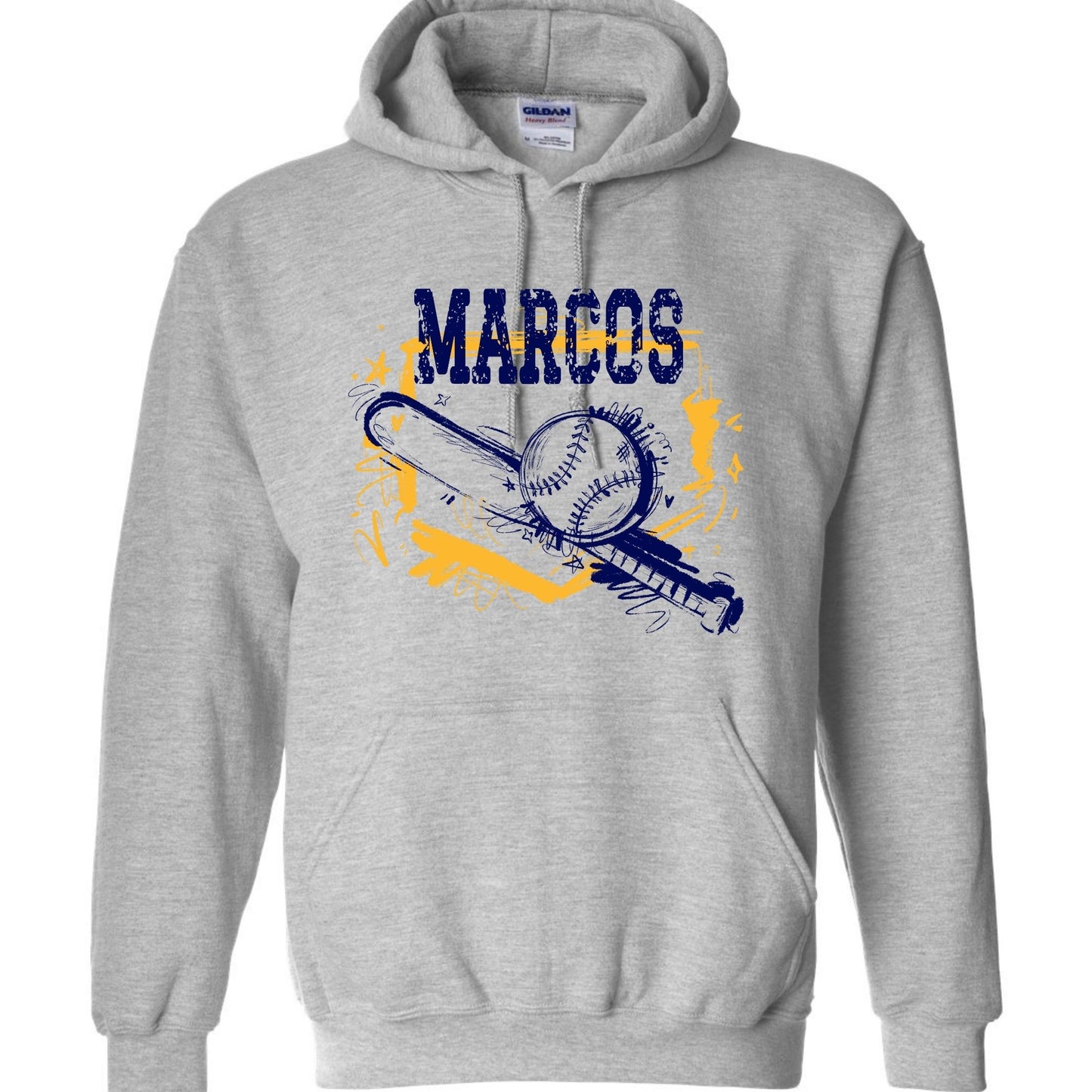 MARCOS SKETCHY BASEBALL GRAPHIC SHIRT | School Spirit Collection