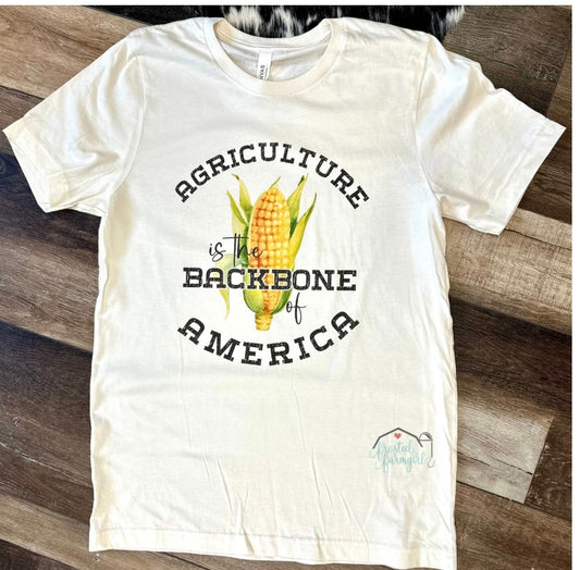 Ag Backbone of America Tee | Farm Collection | Adult Apparel Collection