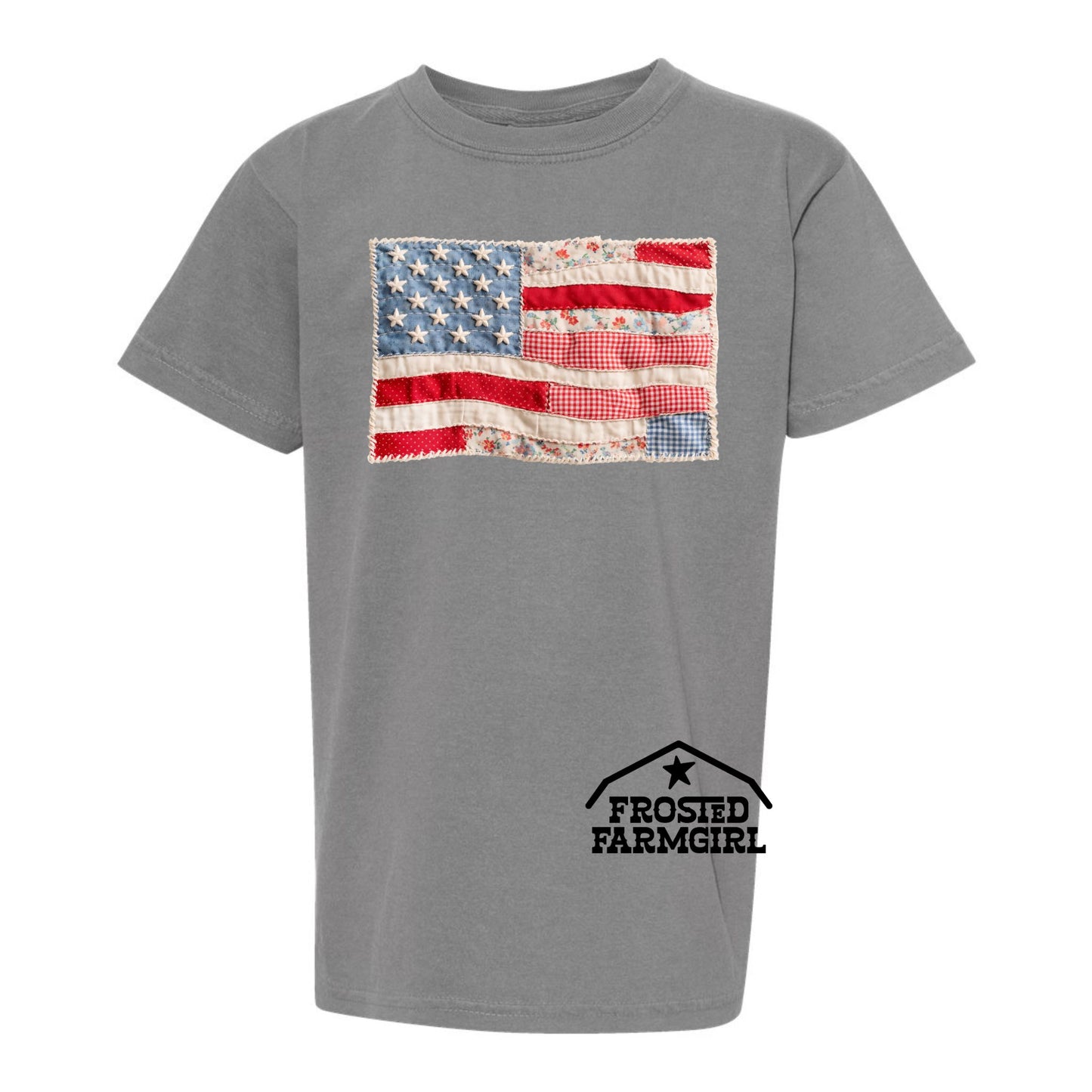 USA Flag Patchwork | Patriotic Collection