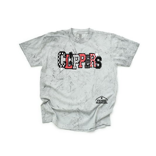 ADULT Amboy Clippers Checkered Graphic  | School Spirit Wear Collection