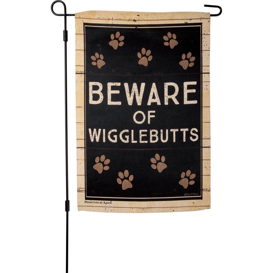 Wigglebutts Garden Flag | Home and Gift Collection