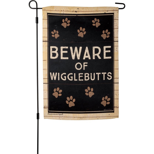 Wigglebutts Garden Flag | Home and Gift Collection