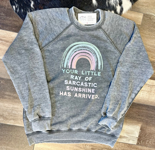 Ray of Sarcastic Sunshine Crewneck | Adult Apparel