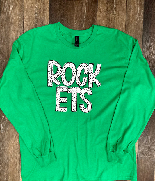ADULT Rockets Dot Graphic | School Spirit Wear Collection