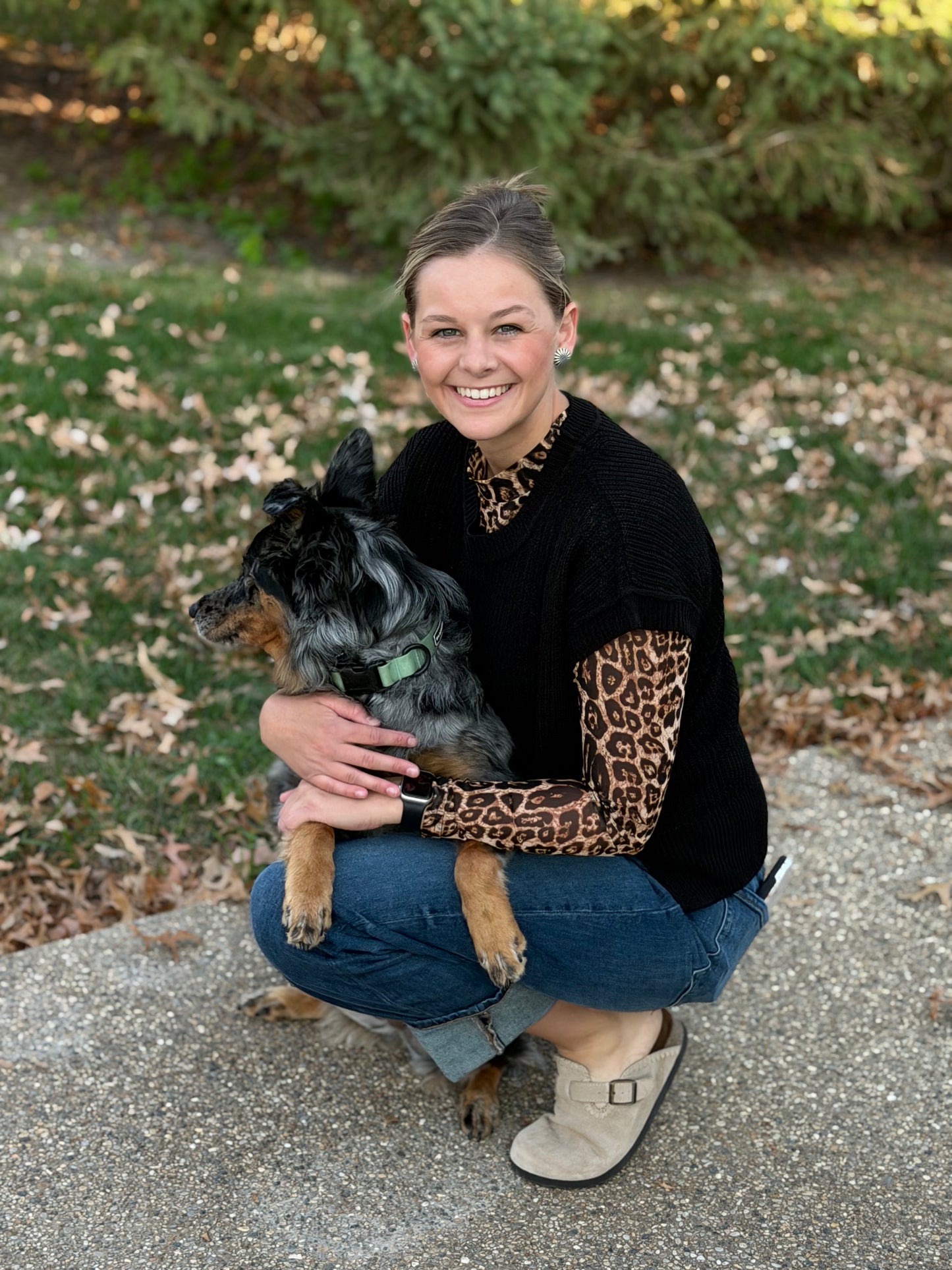 Leopard Mesh Longsleeve