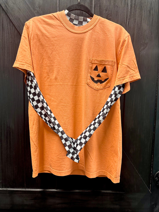 Jack-o’-lantern Pocket Tee  | Halloween Collection