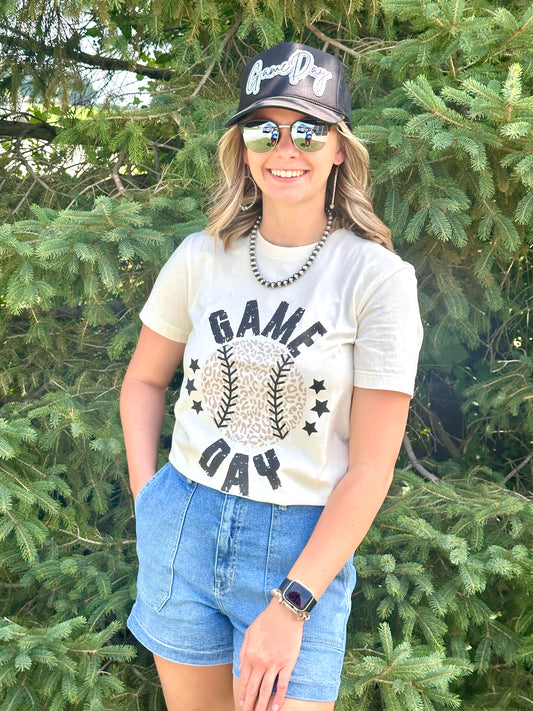 Leopard Game Day Tee| Summer Collection