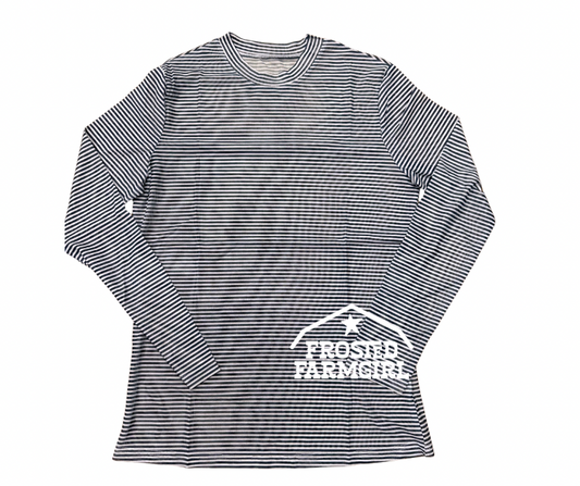 Mesh Stripe Longsleeve | School Spirit Wear Collection