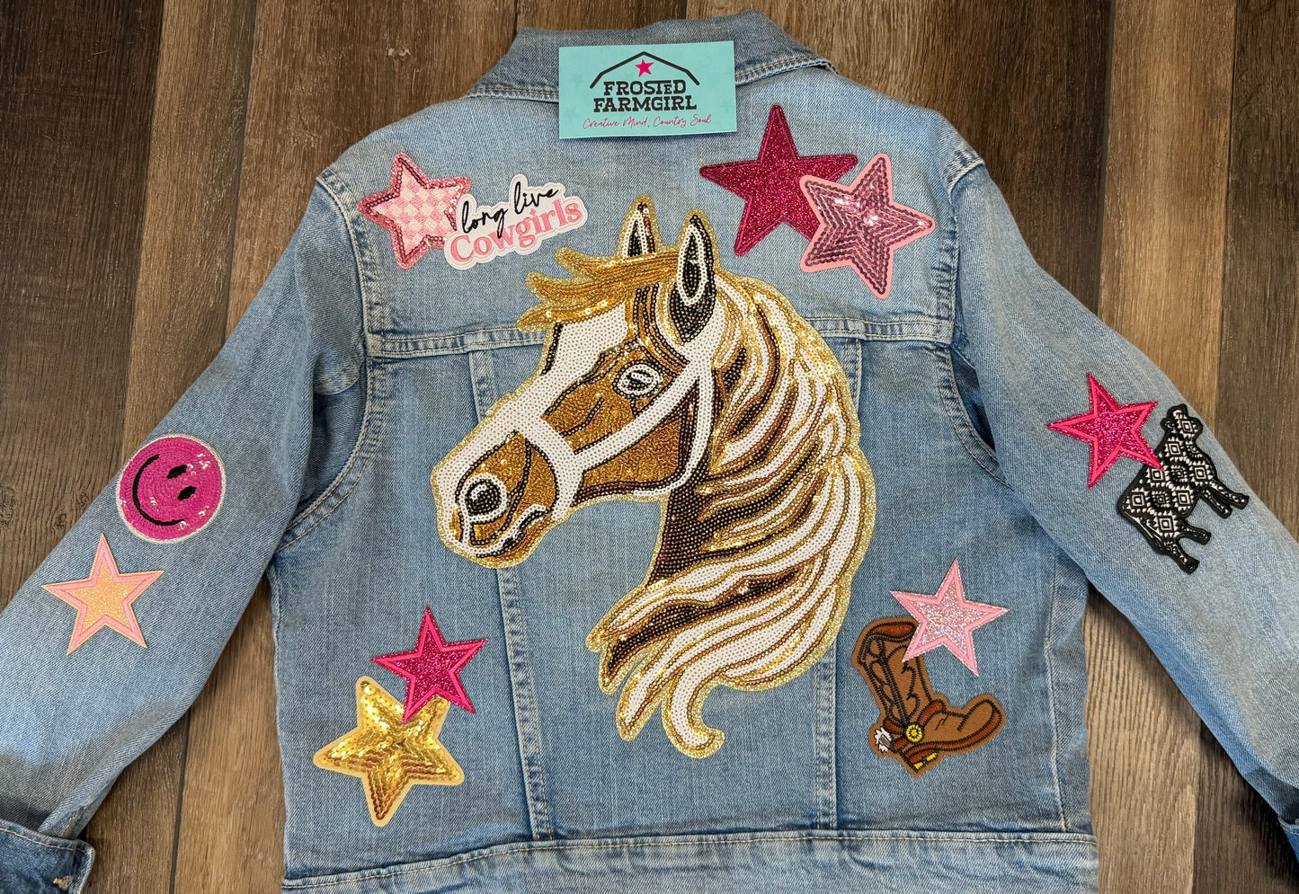 Decorated Denim Jacket | Outerwear Collection | Spirit Wear Collection