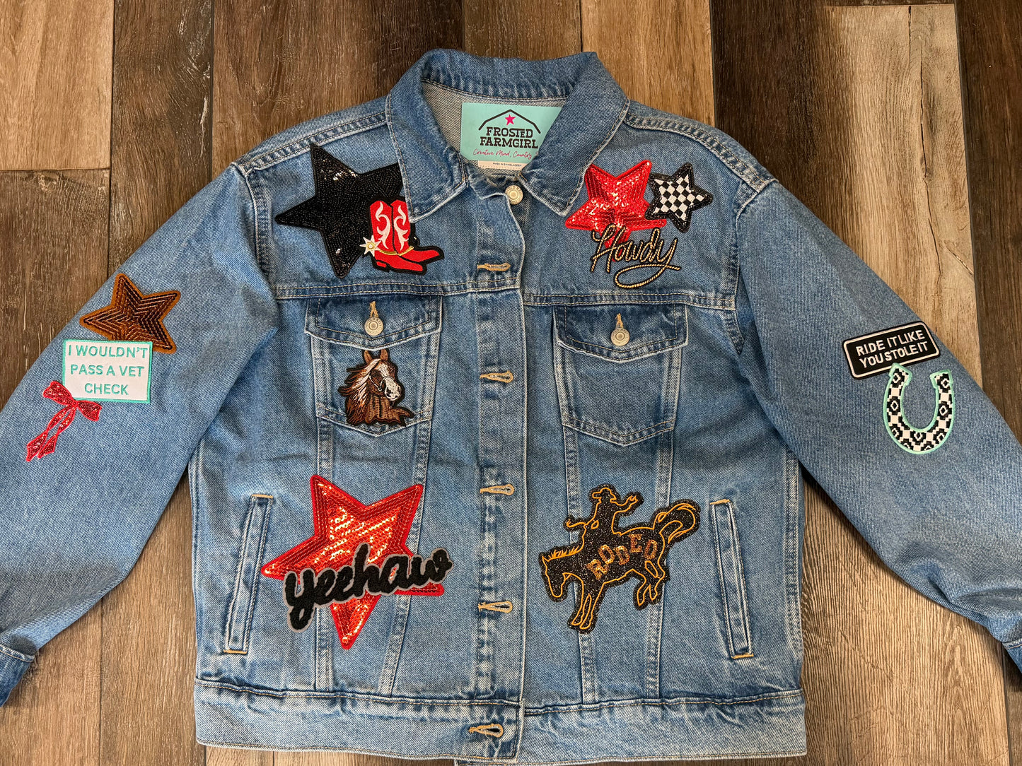 Decorated Denim Jacket | Outerwear Collection | Spirit Wear Collection