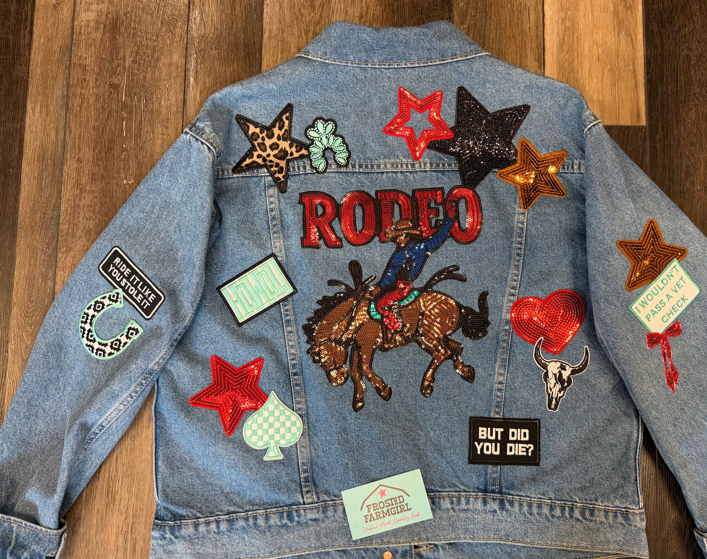 Decorated Denim Jacket | Outerwear Collection | Spirit Wear Collection