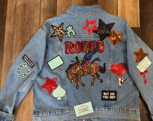 Decorated Denim Jacket | Outerwear Collection | Spirit Wear Collection