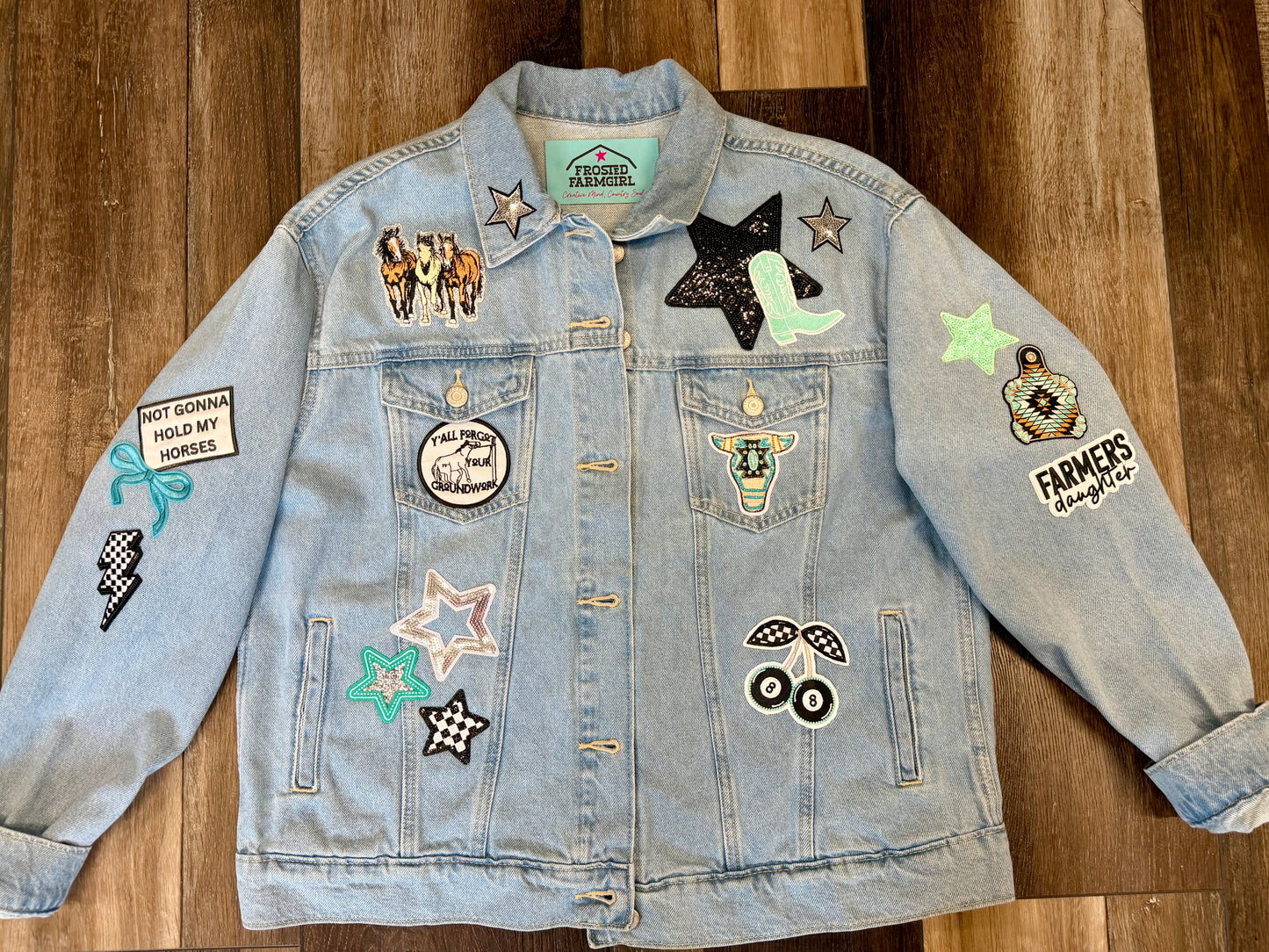 Decorated Denim Jacket | Outerwear Collection | Spirit Wear Collection