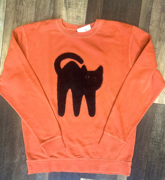 Black Cat Crewneck | Halloween Collection