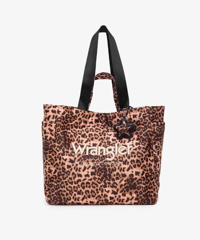 Wrangler Leopard Print Tote Bag | Accessory Collection |Spring/Easter Collection