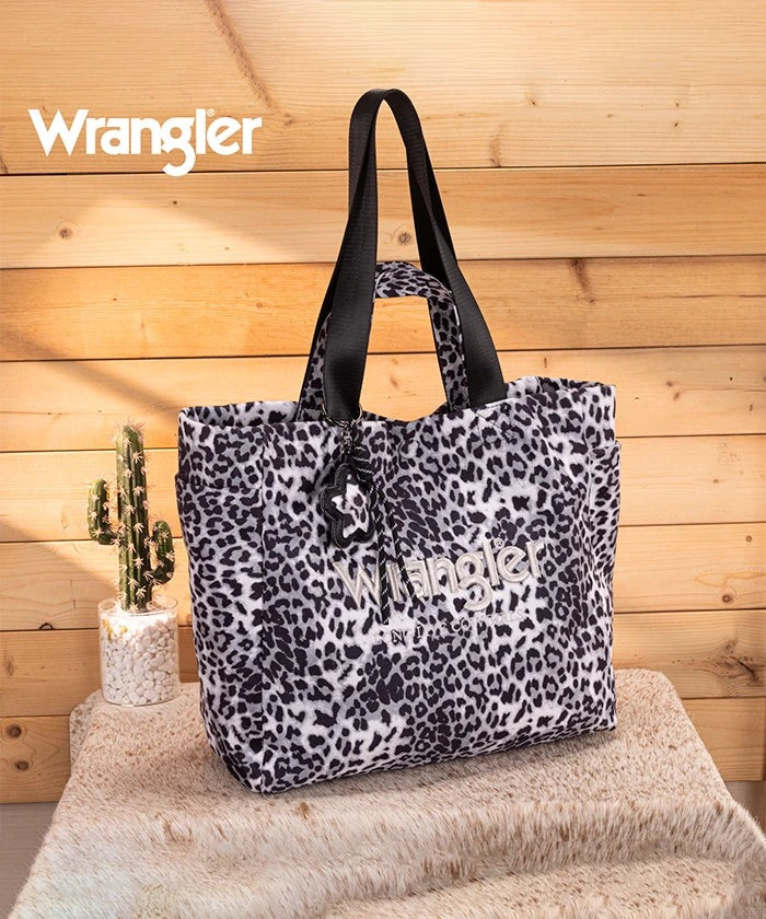 Wrangler Leopard Print Tote Bag | Accessory Collection |Spring/Easter Collection