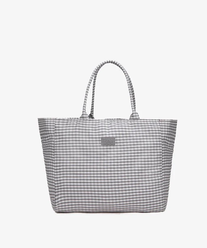 Lee Plaid Cotton Large Tote Bag | Accessory Collection |Spring/Easter Collection | Spirit Wear Collection