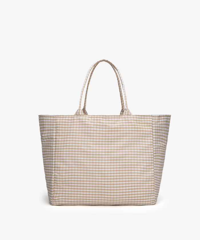 Lee Plaid Cotton Large Tote Bag | Accessory Collection |Spring/Easter Collection | Spirit Wear Collection