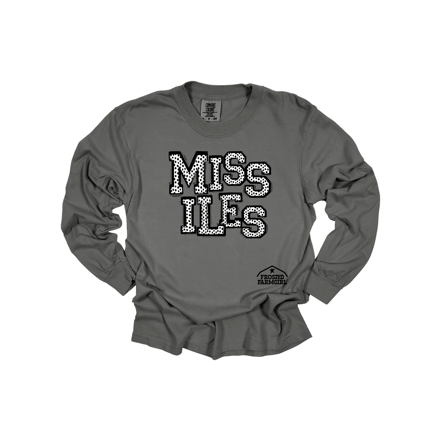 ADULT Milledgeville Missiles Dot Graphic  | School Spirit Wear Collection