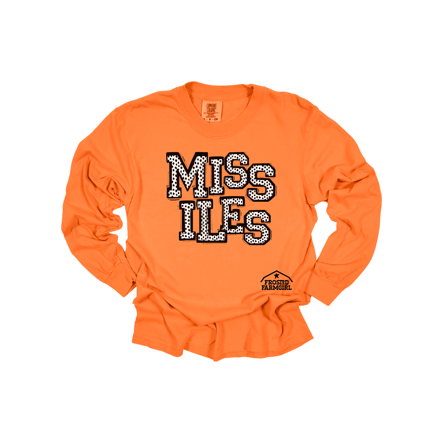 ADULT Milledgeville Missiles Dot Graphic  | School Spirit Wear Collection