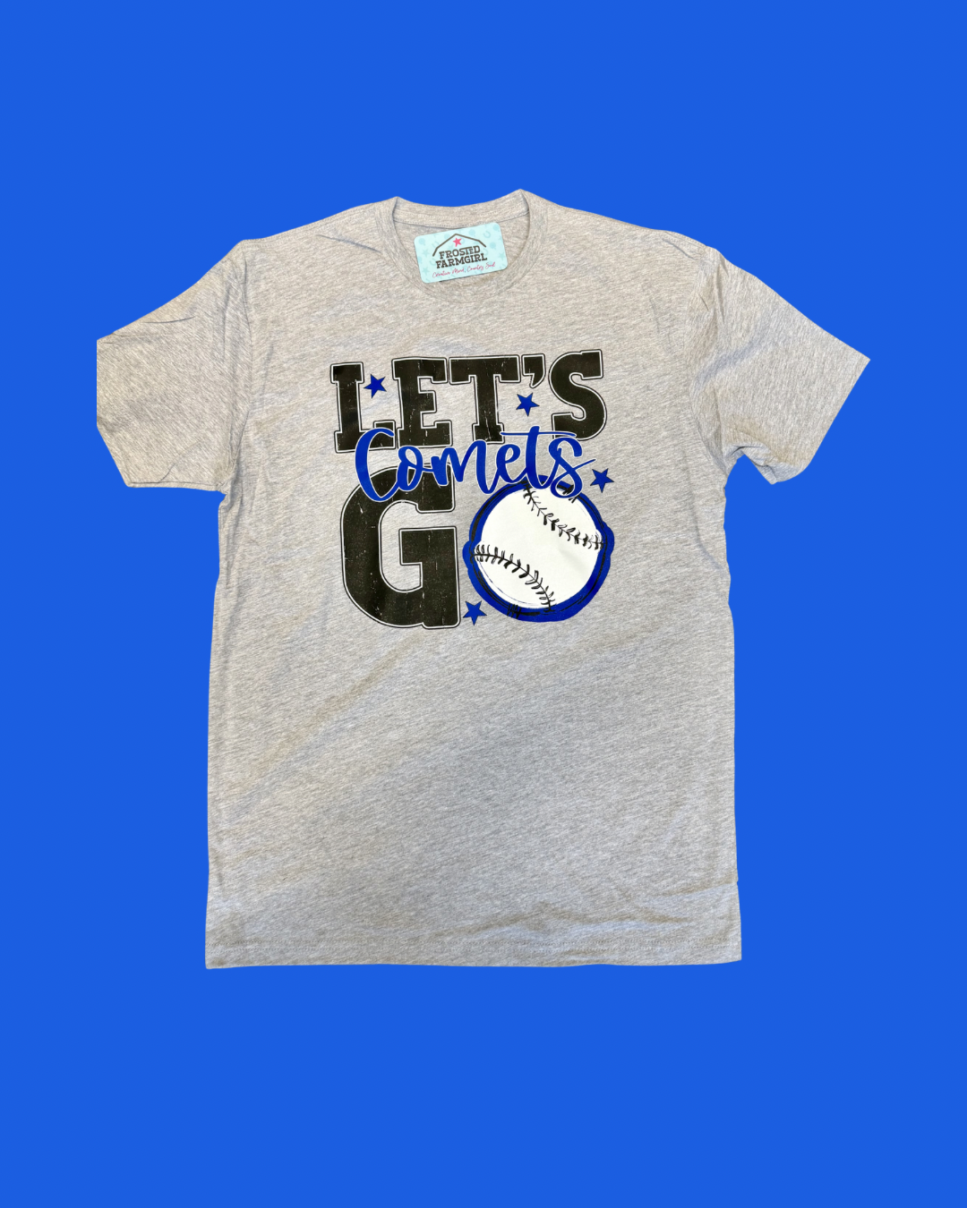 Custom LET'S GO Baseball Graphic  | School Spirit Collection