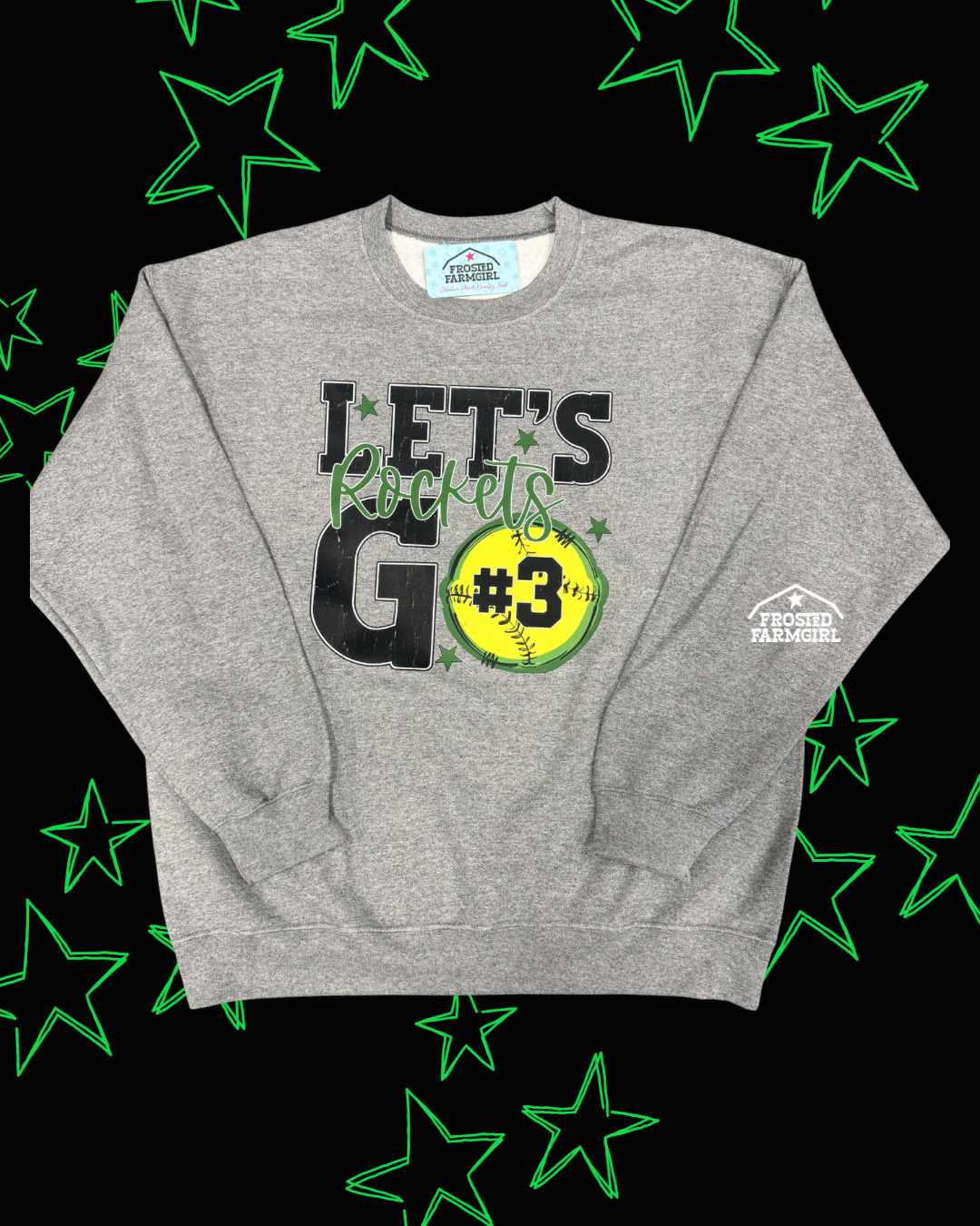 Custom LET'S GO Softball graphic  | School Spirit Collection