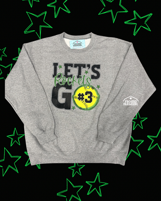 Custom LET'S GO Softball graphic  | School Spirit Collection